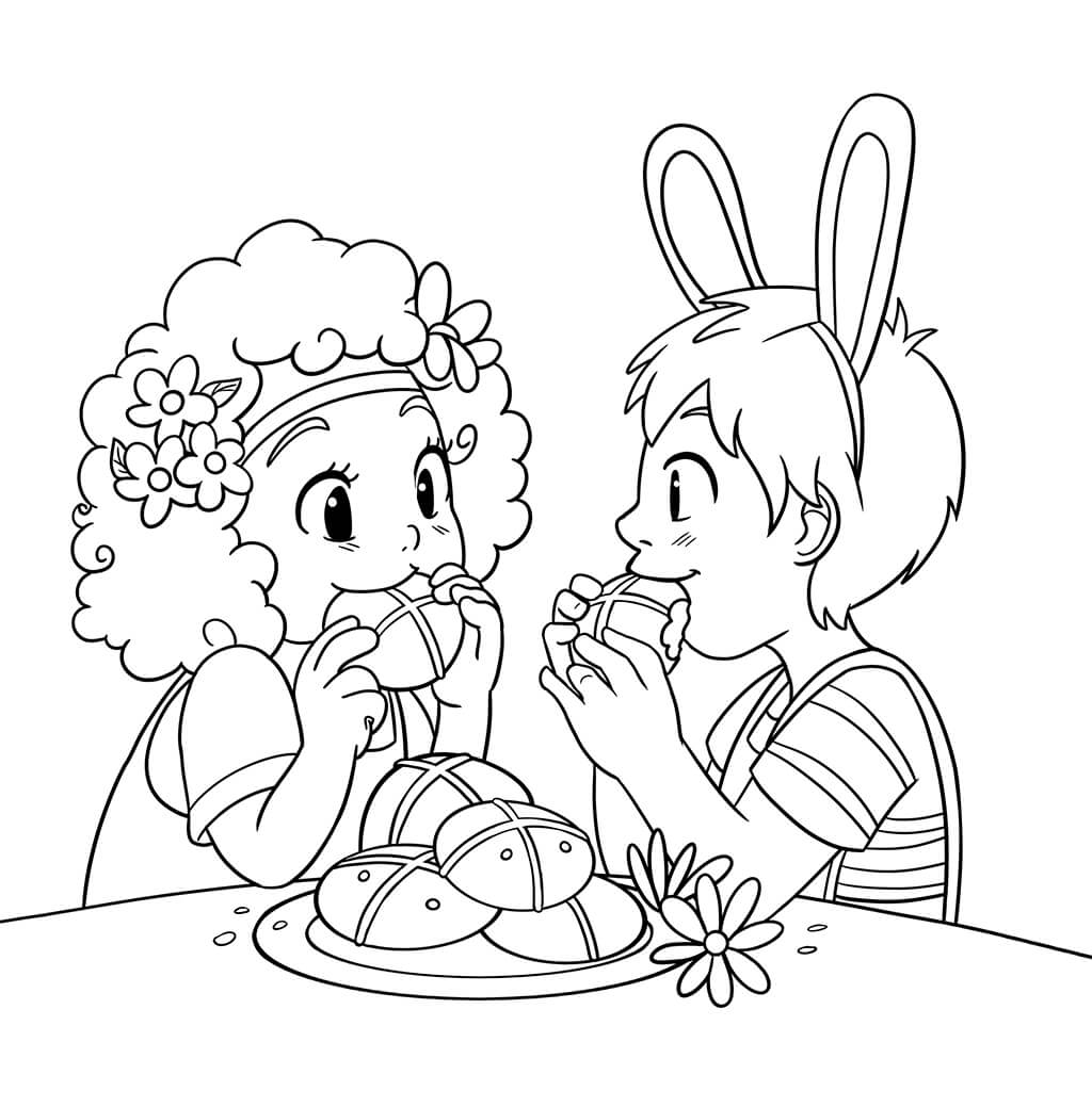 Libro da colorare di Pasqua