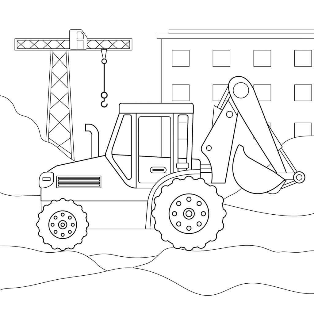 Cars and Trucks and Things That Go Coloring Book