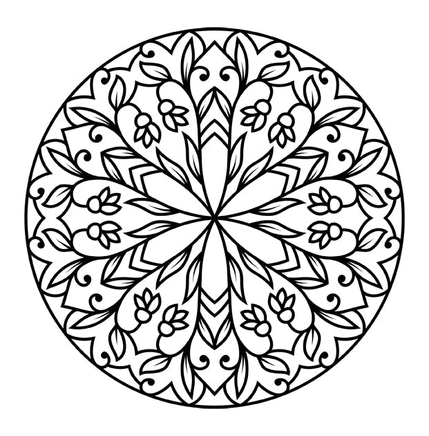 Mindful Mandalas Coloring Book for Kids (Spiral Edition)