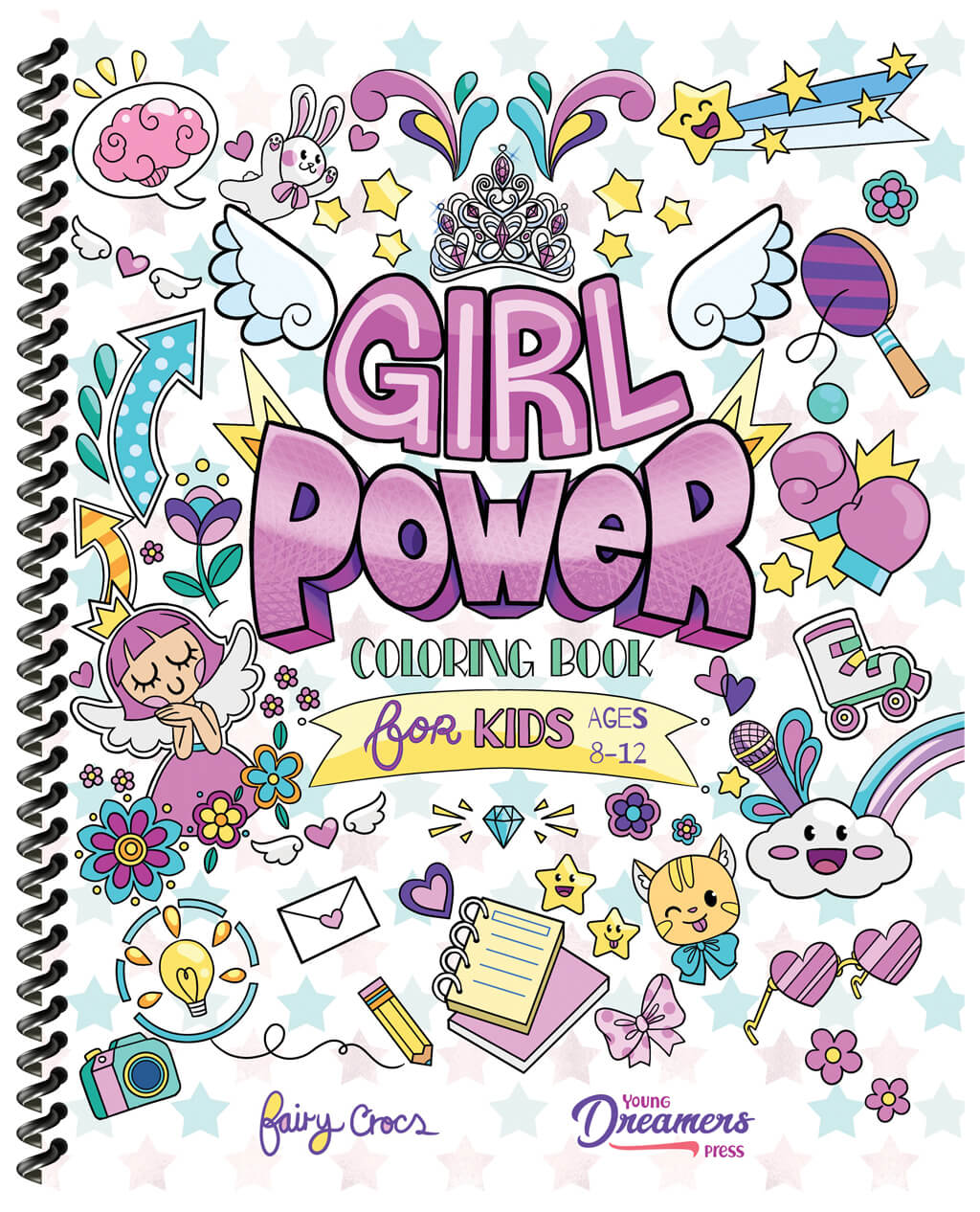 Girl Power Coloring Book for Kids (Spiral Edition)