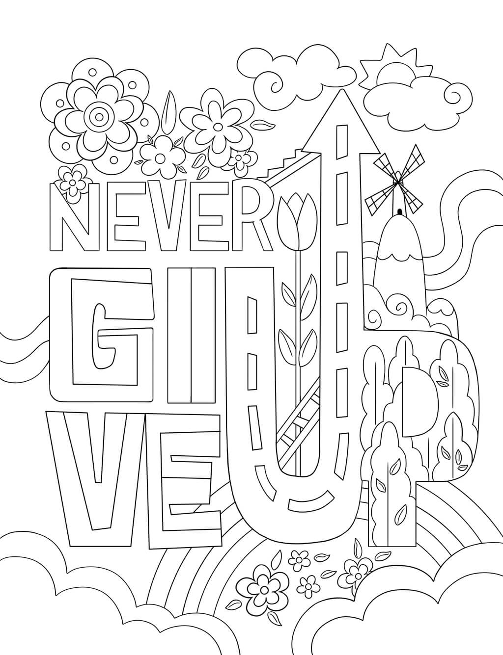 Girl Power Coloring Book for Kids (Spiral Edition)