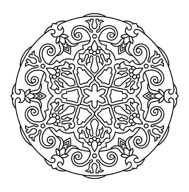Mindful Mandalas Coloring Book for Kids (Spiral Edition)