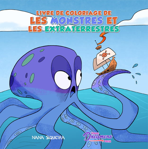 Livre de coloriage de les monstres et les extraterrestres
