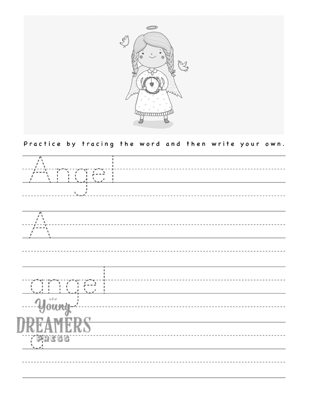 Letter Tracing Christmas: Handwriting Practice
