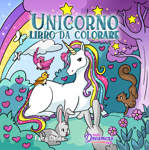 Unicorno libro da colorare