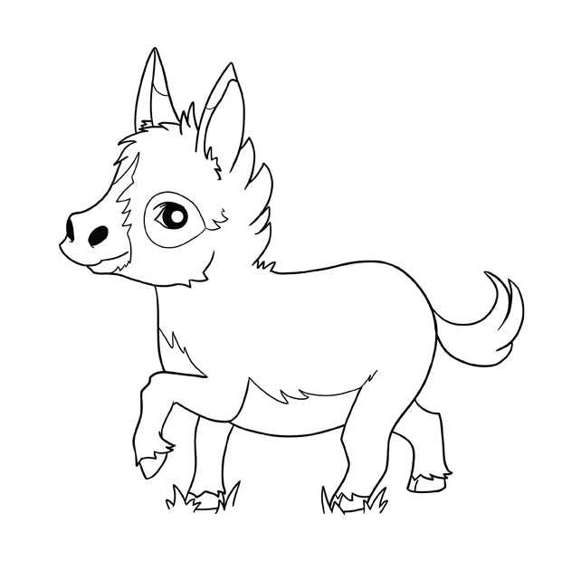 Bauernhof Tiere Malbuch