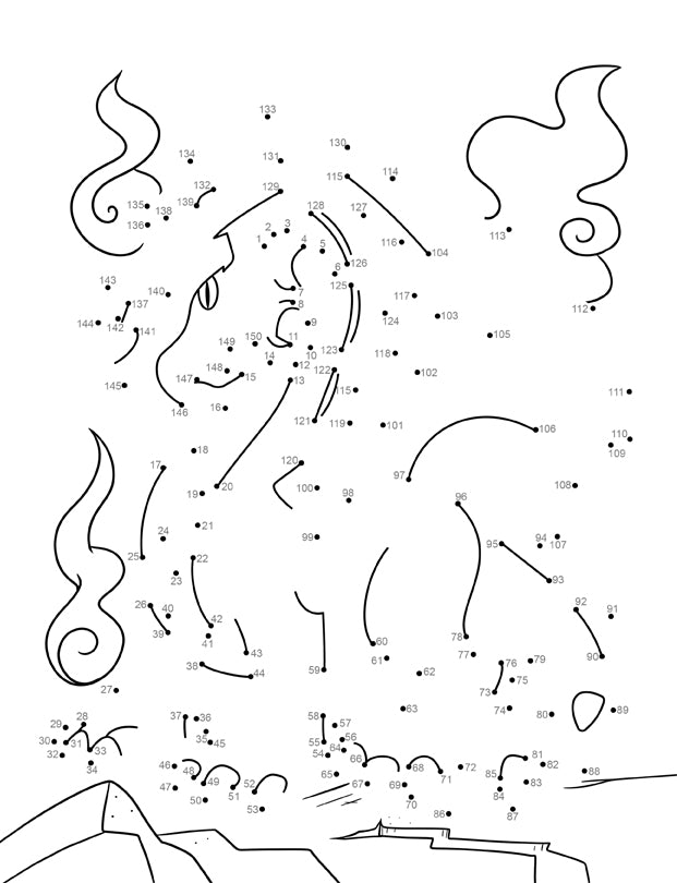 Punkt till Punkt-bok för barn Ålder 4-8 år