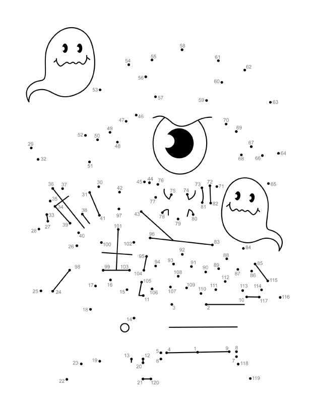 Punt tot Punt kleurboek voor kinderen van 4-8 jaar