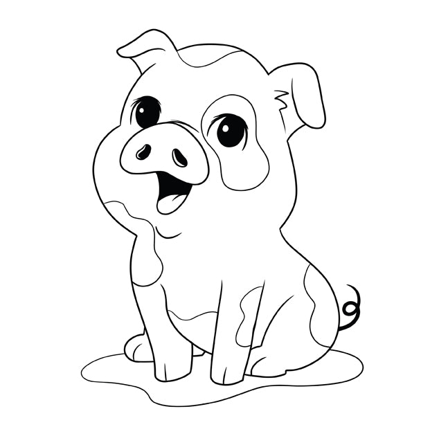 Bauernhof Tiere Malbuch