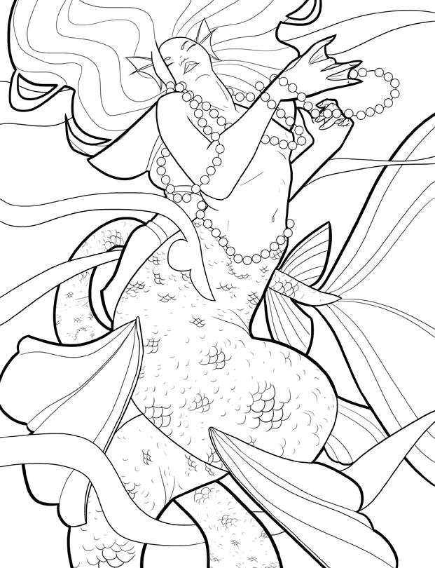 Criaturas Míticas libros de colorear para adultos: Bestias y monstruos legendarios del folclore