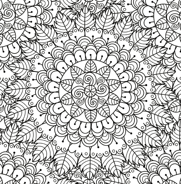 Livre de Coloration de motifs mignons et joues