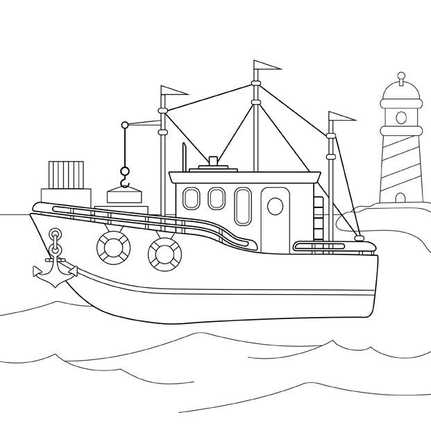 Coches y camiones libro de colorear para niños (Encuadernación en espiral)