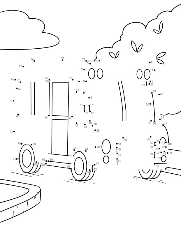 Punt tot Punt kleurboek voor kinderen van 4-8 jaar