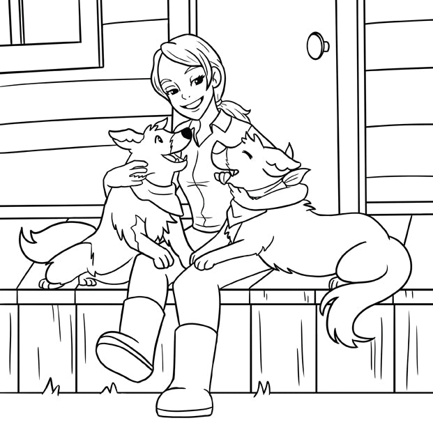 Bauernhof Tiere Malbuch