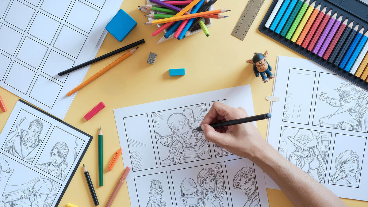 Blank Comic Books for Kids — Draw Your Own Comics