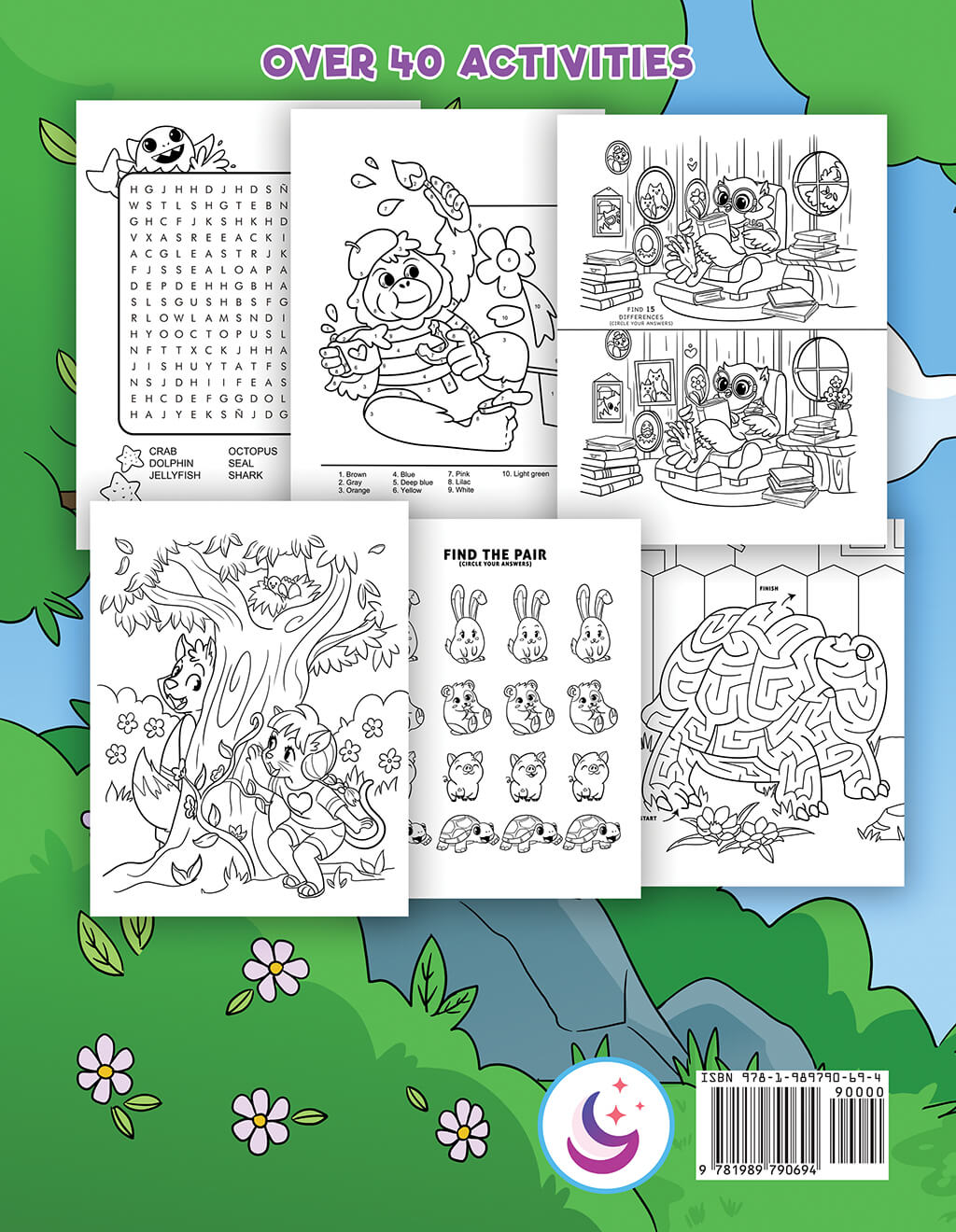 Animal Coloring and Activity Book for Kids Ages 6-8