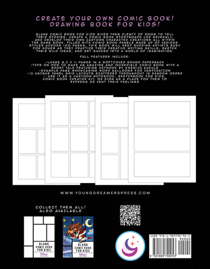 Blank Comic Book for Kids: Make Your Own Comic Book