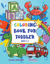 Load image into Gallery viewer, Coloring Book for Toddler Ages 1-3: 100 Everyday Things and Animals to Color and Learn
