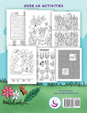 Load image into Gallery viewer, Back cover to Easter Activity Book showcasing multiple activity pages
