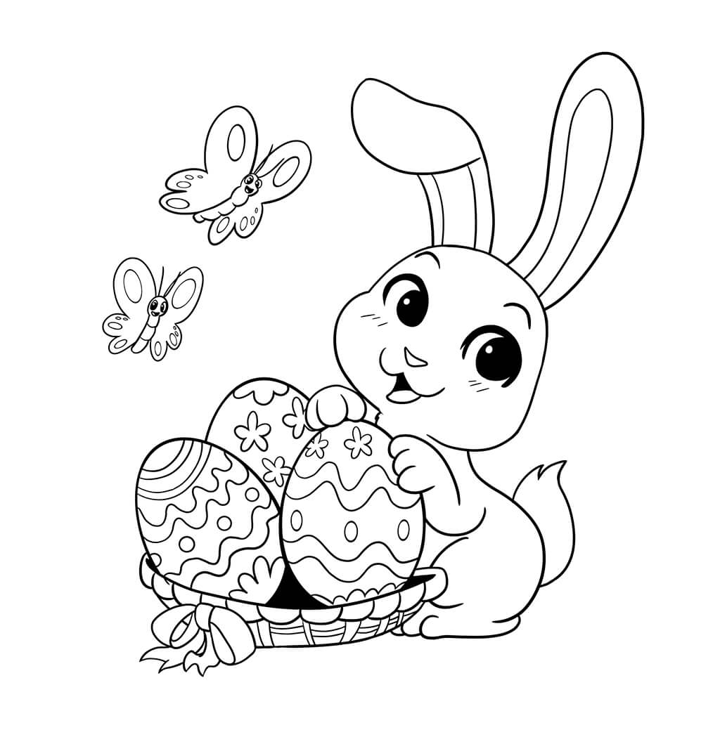 Easter Coloring Book for Kids (Spiral Edition)