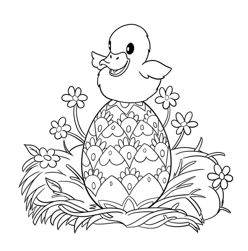 Easter Coloring Book for Kids (Spiral Edition)