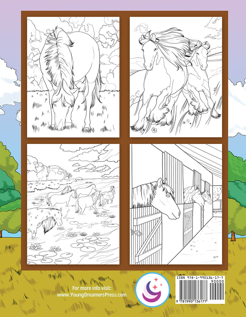 Horse Coloring Book