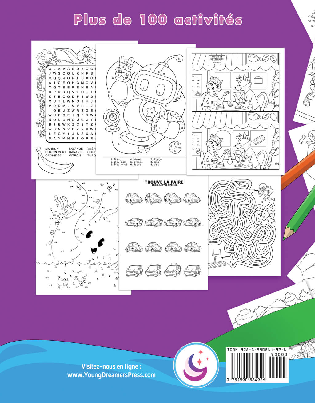 Livre d'activités pour enfants de 6 à 8 ans