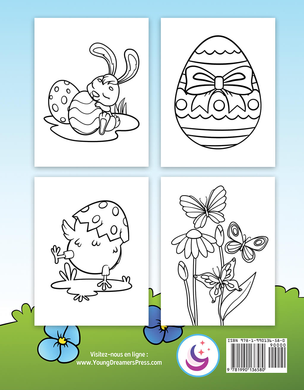 Livre de coloriage de Pâques pour les tout-petits