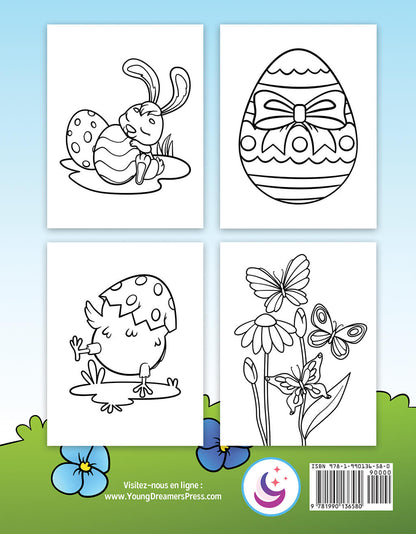 Livre de coloriage de Pâques pour les tout-petits