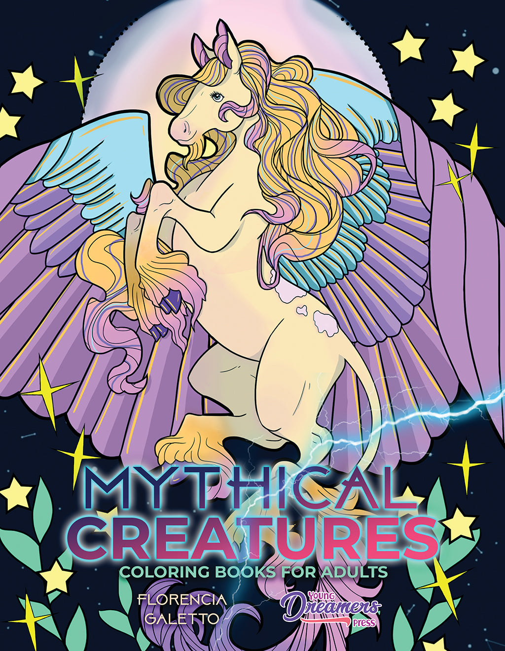 Mythical Creatures Coloring Book for Adults