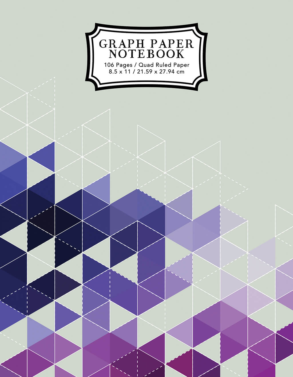 Graph Paper Notebook: Purple Grid Boxes