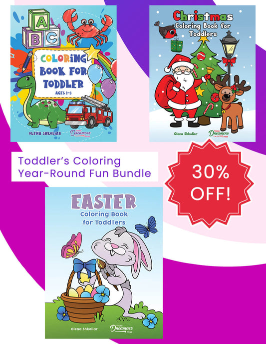 Toddler's Coloring Year-Round Fun Bundle