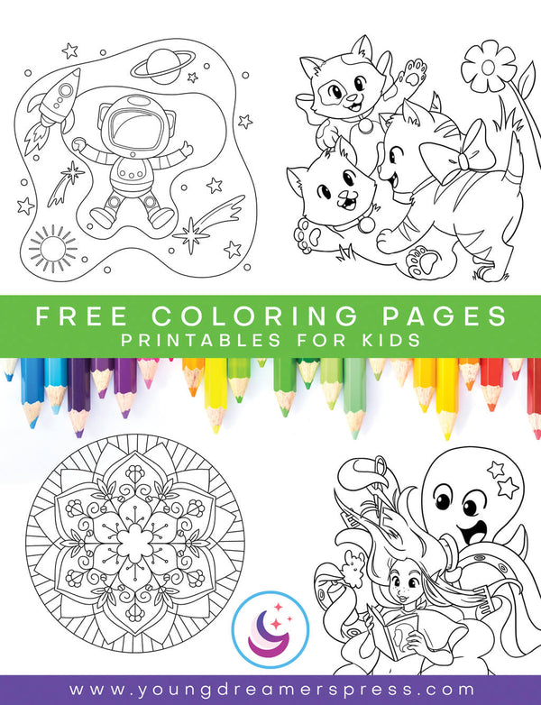 Free Coloring Pages for Kids – Young Dreamers Press