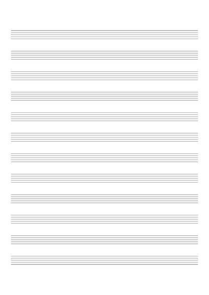Manuscript Paper: Colour Spectrum | A4 Blank Sheet Music Notebook