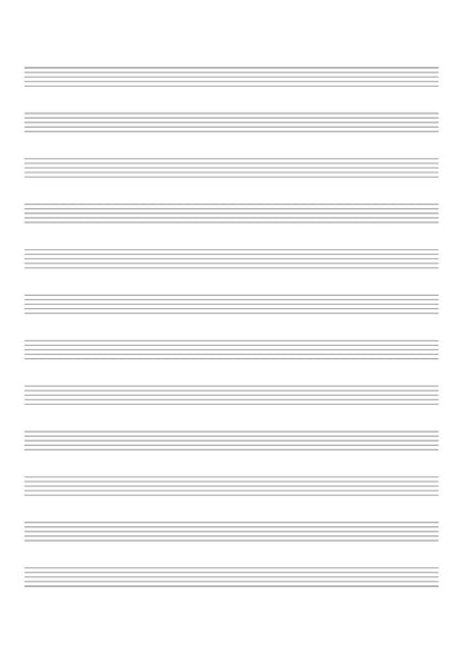 Manuscript Paper: Yellow Notes | A4 Blank Sheet Music Notebook