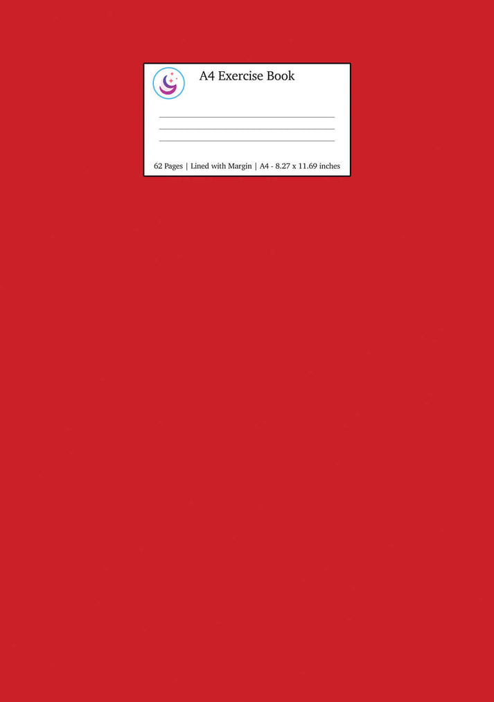Red Exdercise Book A4 Red Exercise Book