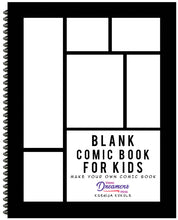 Load image into Gallery viewer, Blank Comic Book for Kids: Draw Your Own Comic Book (Spiral Edition)
