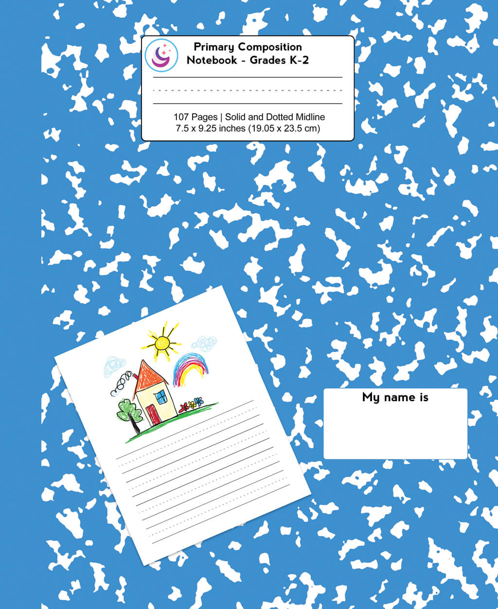 Primary Notebook: Blue Marble Journal – Young Dreamers Press