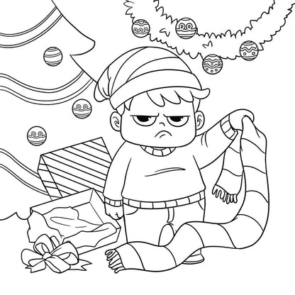 Christmas Coloring Book for Kids (Spiral Edition)