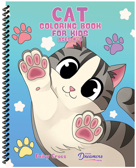 Cat Coloring Book for Kids (Spiral Edition)