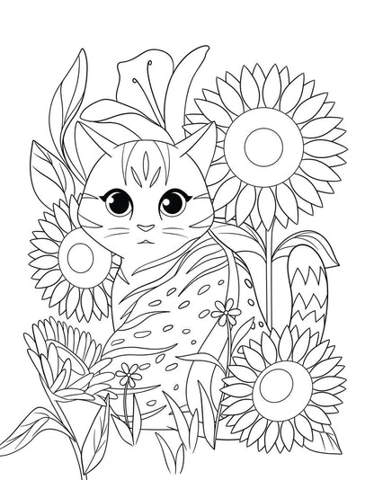 Cat Coloring Book for Kids