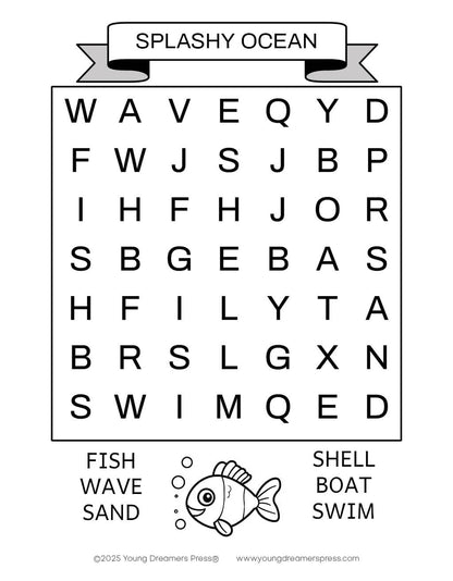 10 Word Searches Ages 3-5