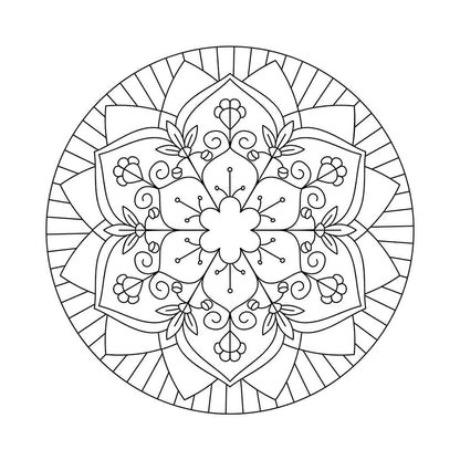 Mandala Coloring Book for Kids