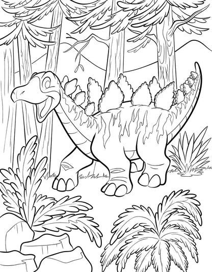 Dinosaur Coloring Book