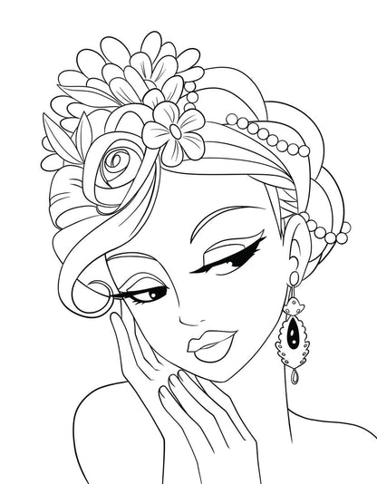 Fashion Coloring Book (Spiral Edition)