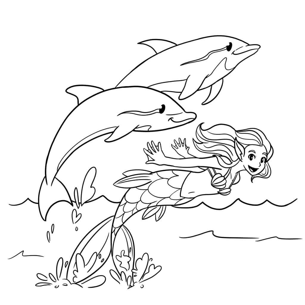 Mermaid Coloring Book