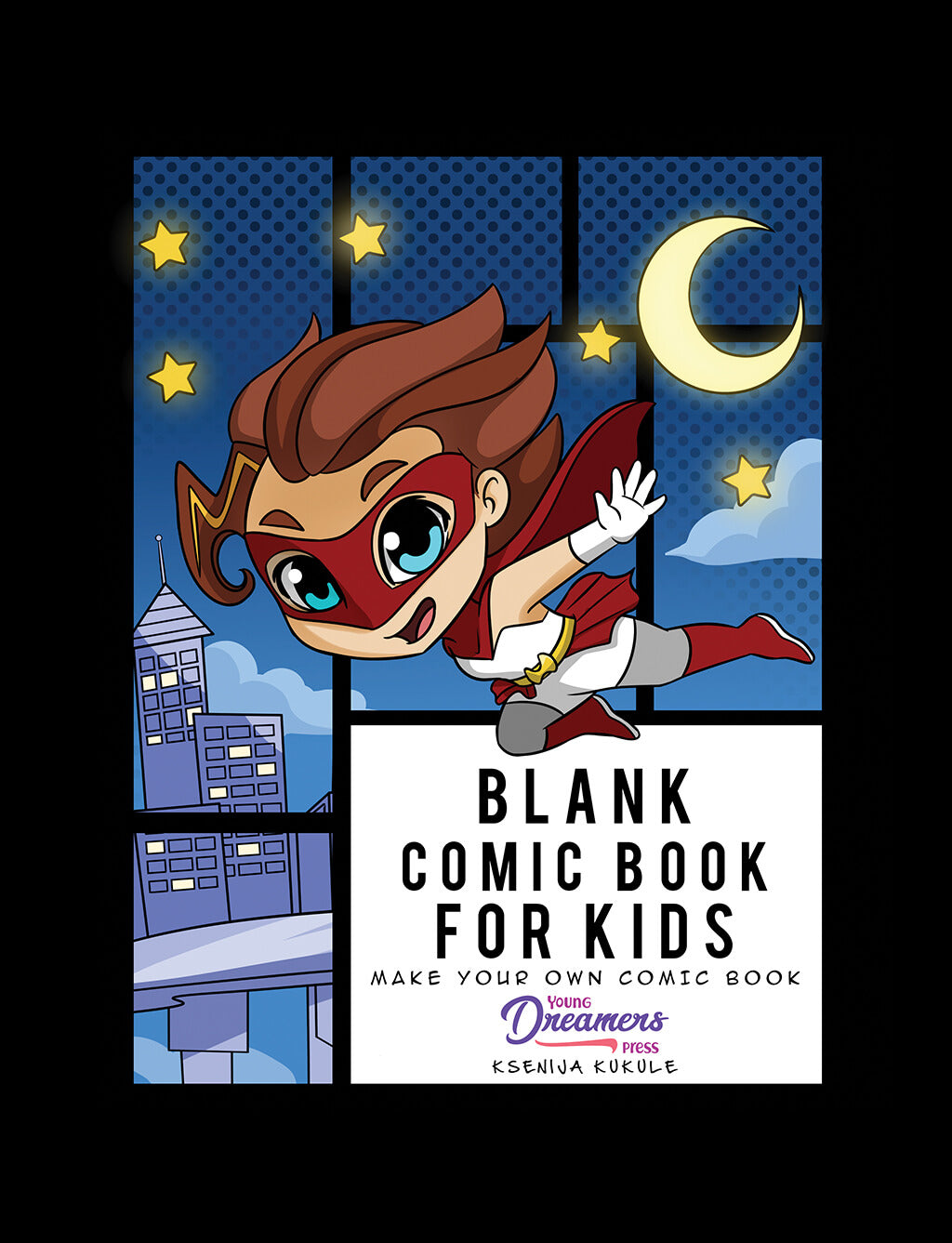 Comic Book Hardback Blank Comic Books for Kids — Draw Your Own Comics