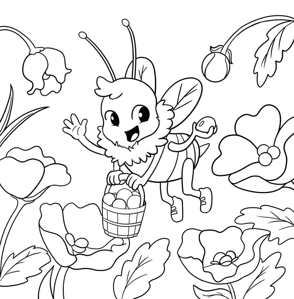 Libro de colorear de Pascua
