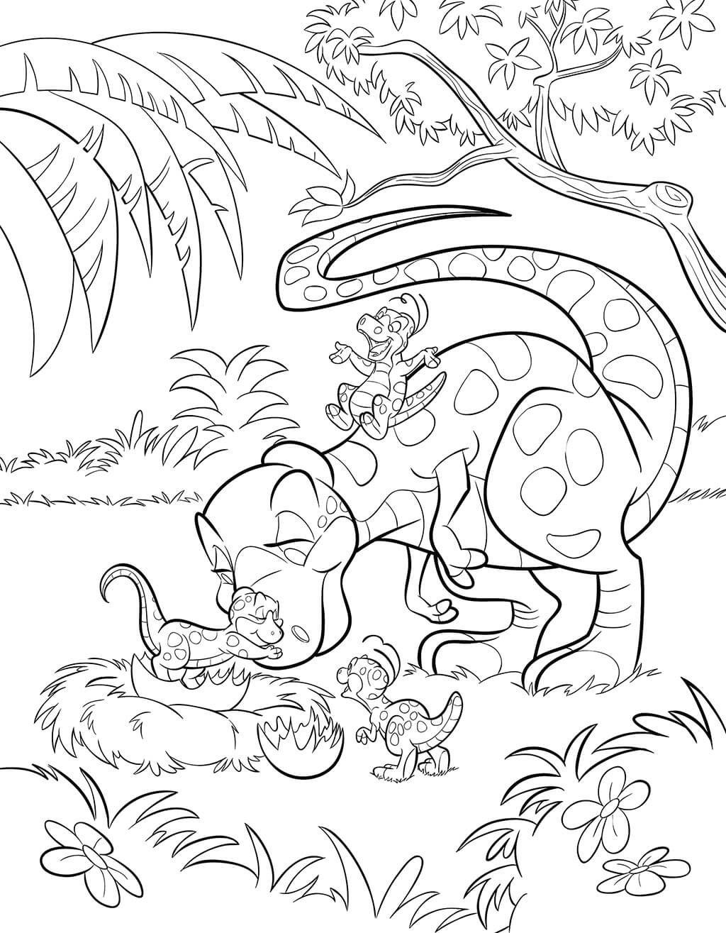 Dinosaur Coloring Book