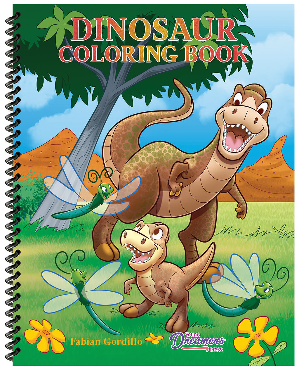 Dinosaur Coloring Book (Spiral Edition)